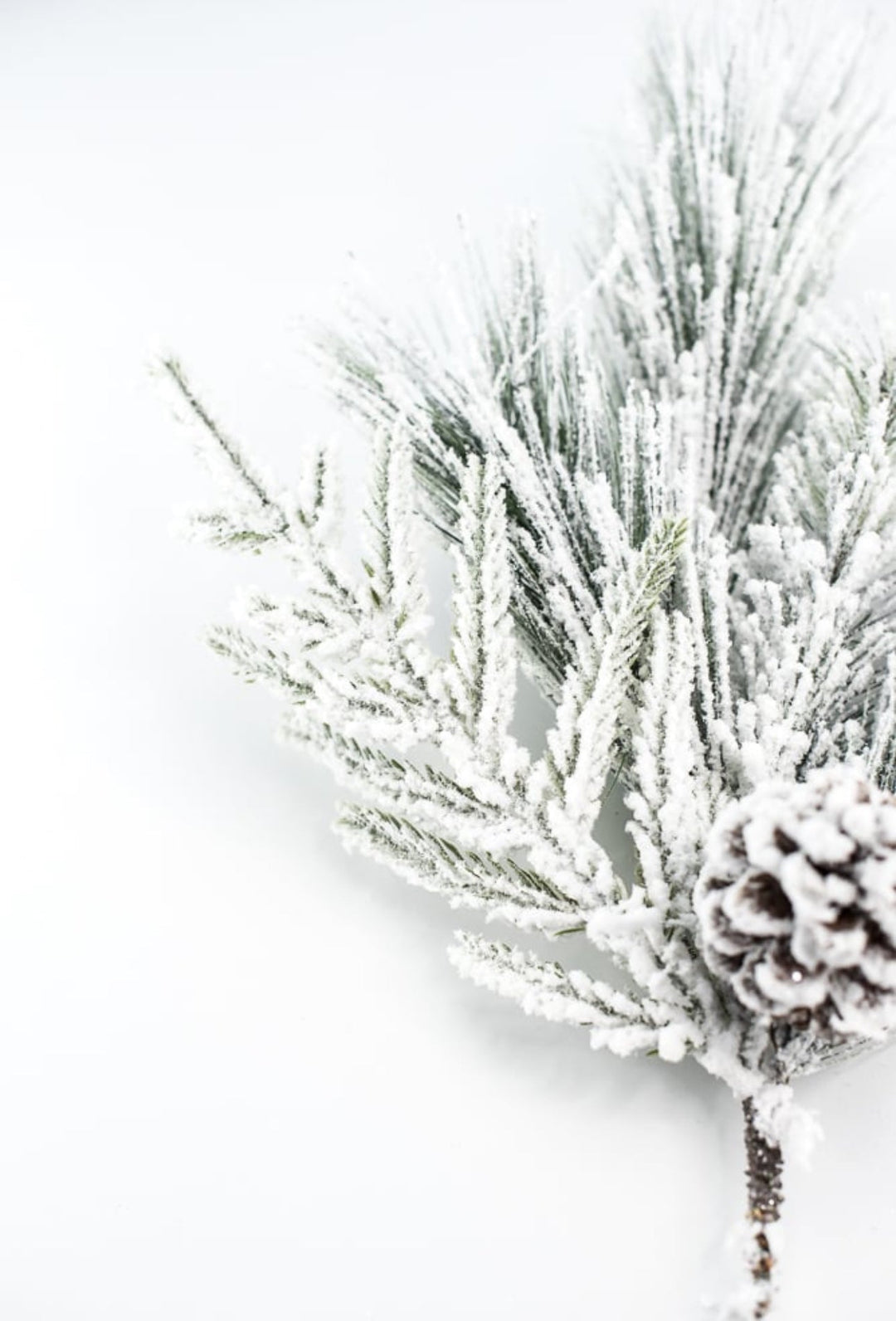 Snow mixed pine pick - Greenery Marketgreenery28027