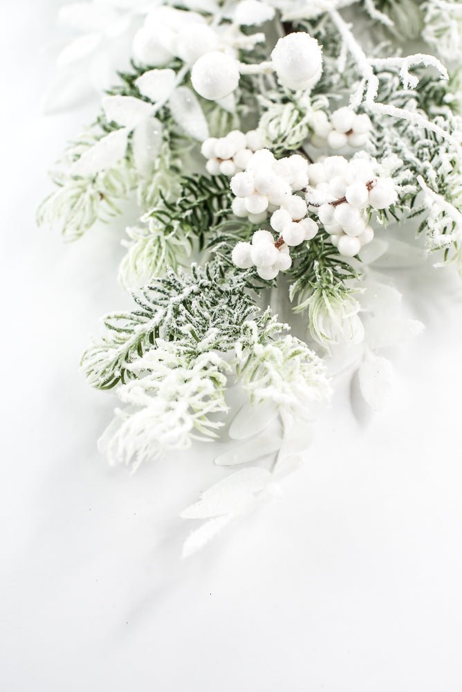 Snow Pine Berry Spray - Greenery Market23000