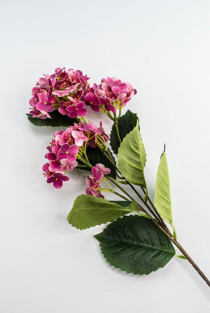 Snowball hydrangea spray - cerise pink - Greenery Market6222 - CER