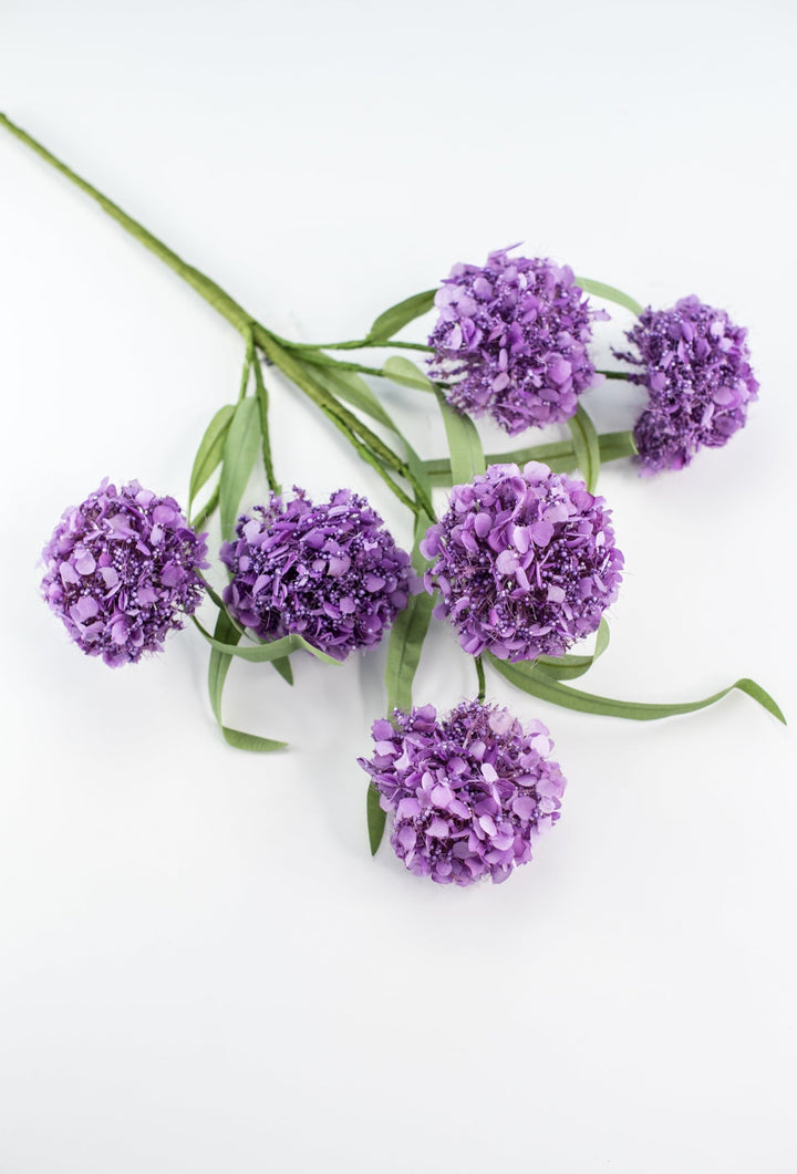 Snowball hydrangea spray - purple - Greenery Market64910 - PU