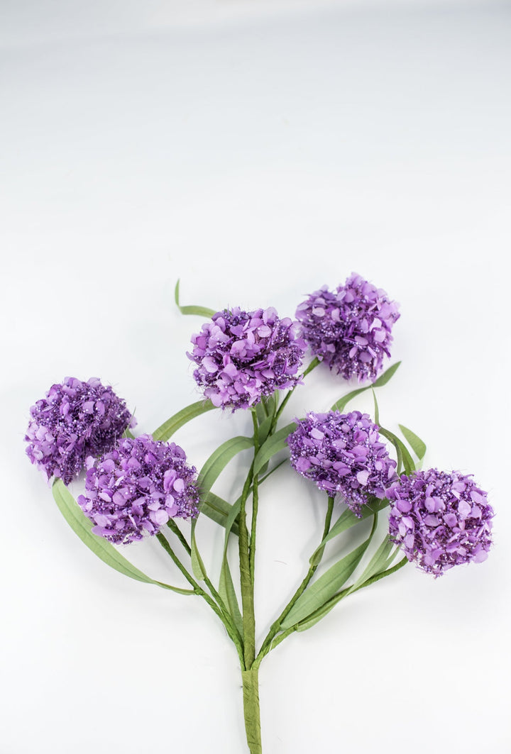 Snowball hydrangea spray - purple - Greenery Market64910 - PU