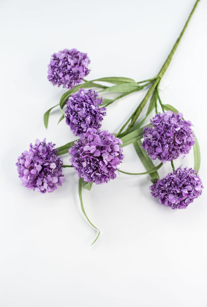 Snowball hydrangea spray - purple - Greenery Market64910 - PU