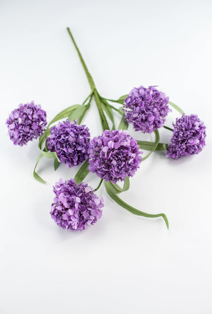 Snowball hydrangea spray - purple - Greenery Market64910 - PU