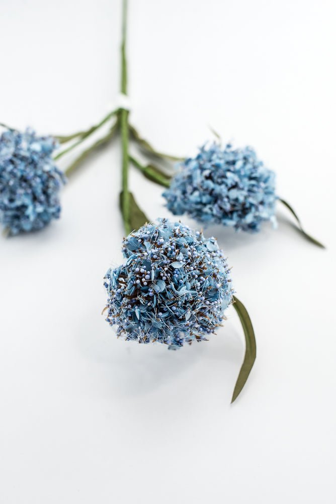 Snowball Hydrangeas Flower Spray - Blue - Greenery MarketMTF24519 BLUE