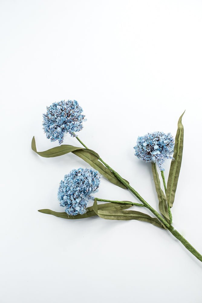 Snowball Hydrangeas Flower Spray - Blue - Greenery MarketMTF24519 BLUE