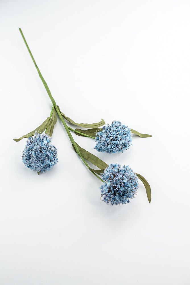 Snowball Hydrangeas Flower Spray - Blue - Greenery MarketMTF24519 BLUE