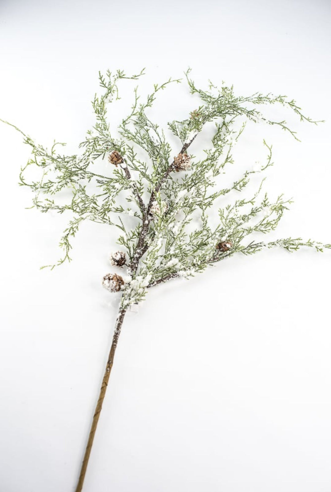 Snowy cedar and cone spray - greenery market exclusive - Greenery Marketgreenerygm3114snow