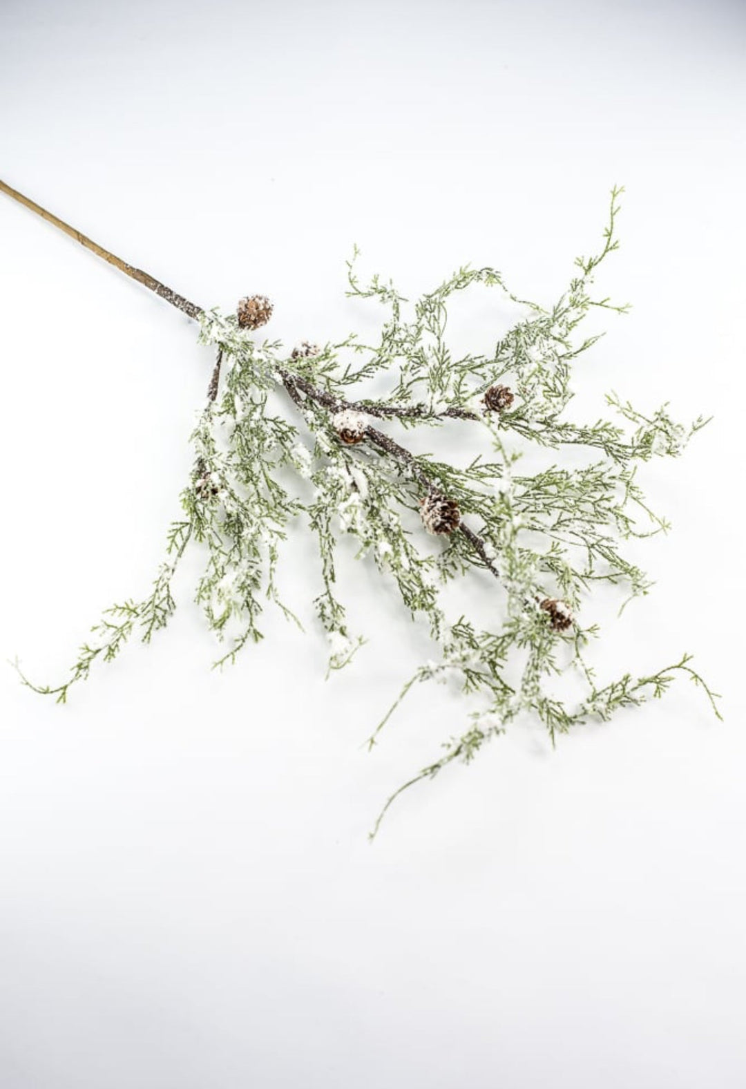 Snowy cedar and cone spray - greenery market exclusive - Greenery Marketgreenerygm3114snow