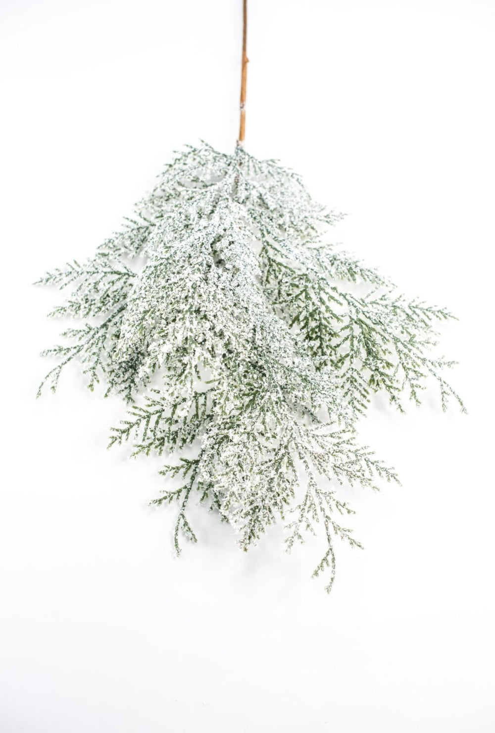 Snowy Flat Cedar Spray - Greenery MarketArtificial Flora84924SNOW