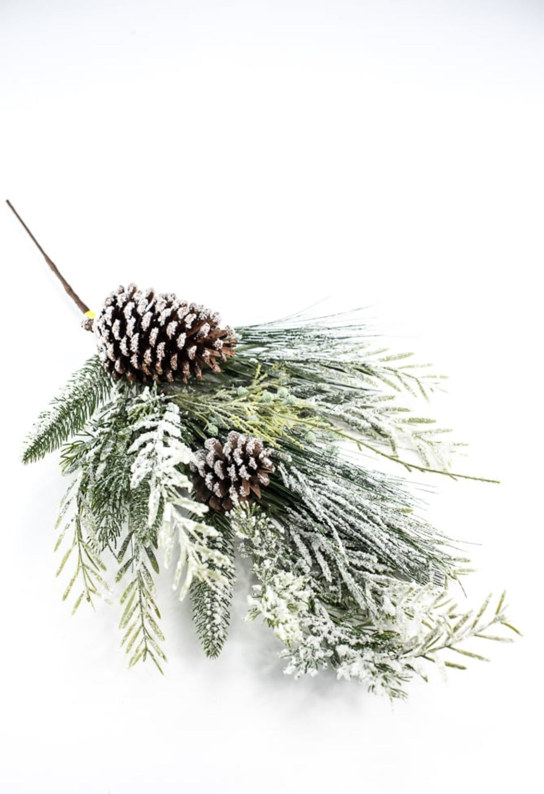 Snowy mixed pine and cone spray - Greenery MarketArtificial Flora86166SP24