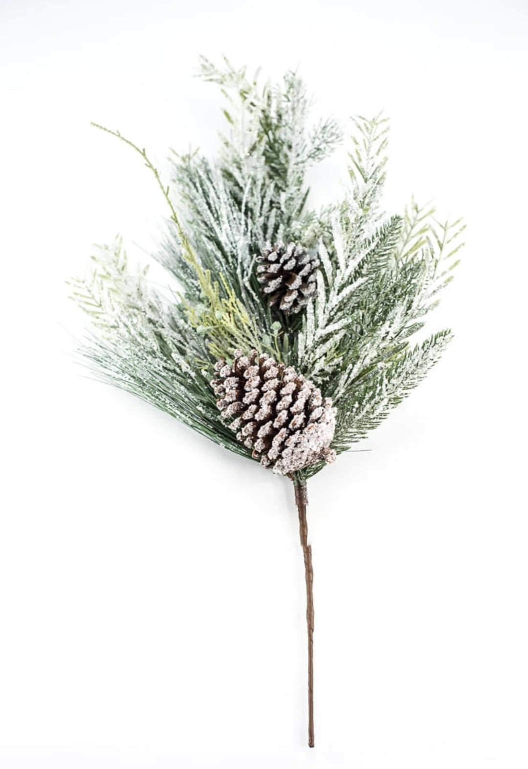Snowy mixed pine and cone spray - Greenery MarketArtificial Flora86166SP24