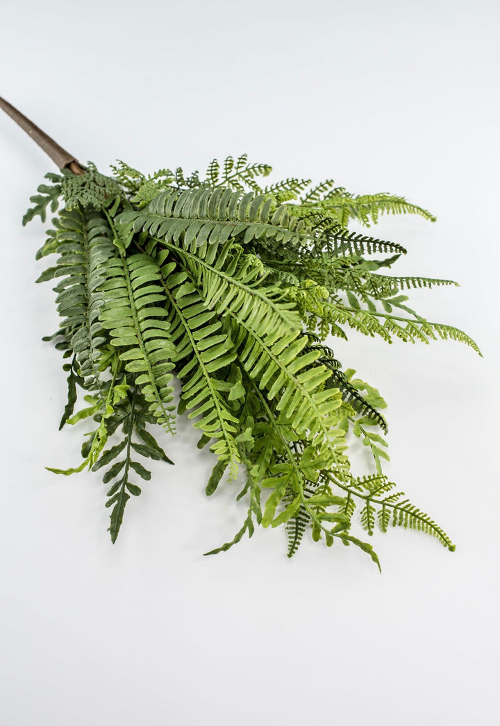 Soft touch fern bush - green - Greenery Marketartificial flowers84248