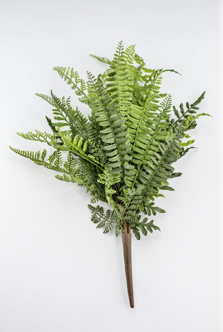 Soft touch fern bush - green - Greenery Marketartificial flowers84248