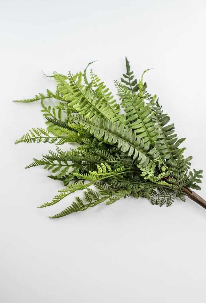 Soft touch fern bush - green - Greenery Marketartificial flowers84248