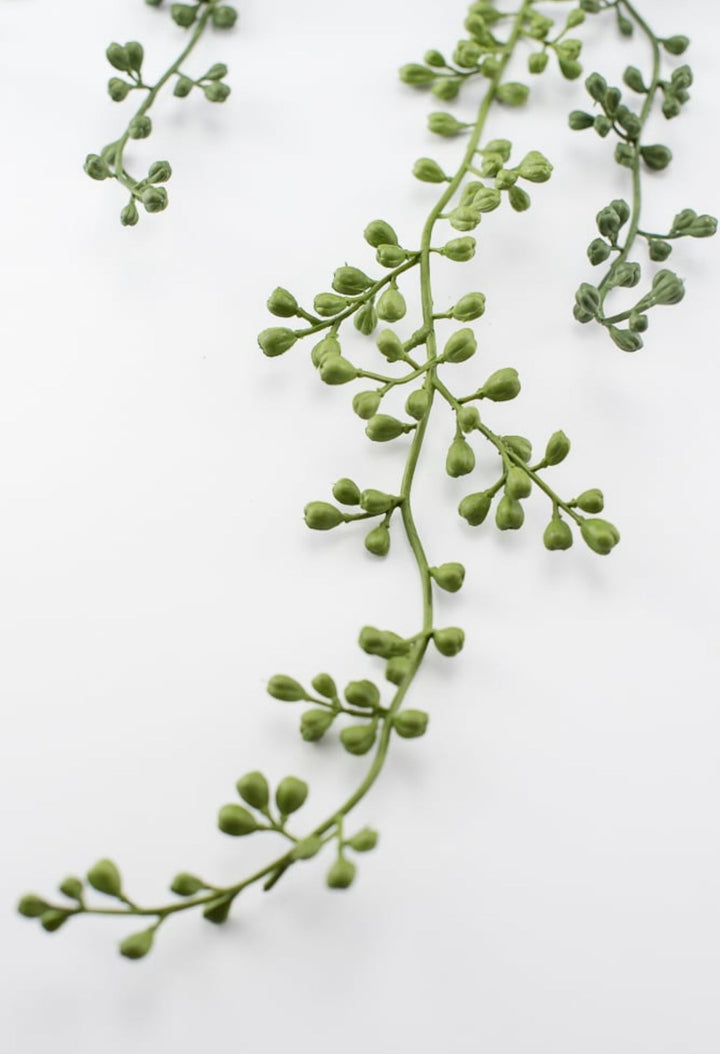 String of pearls hanging succulent bush - Greenery MarketArtificial SucculentsFE1067