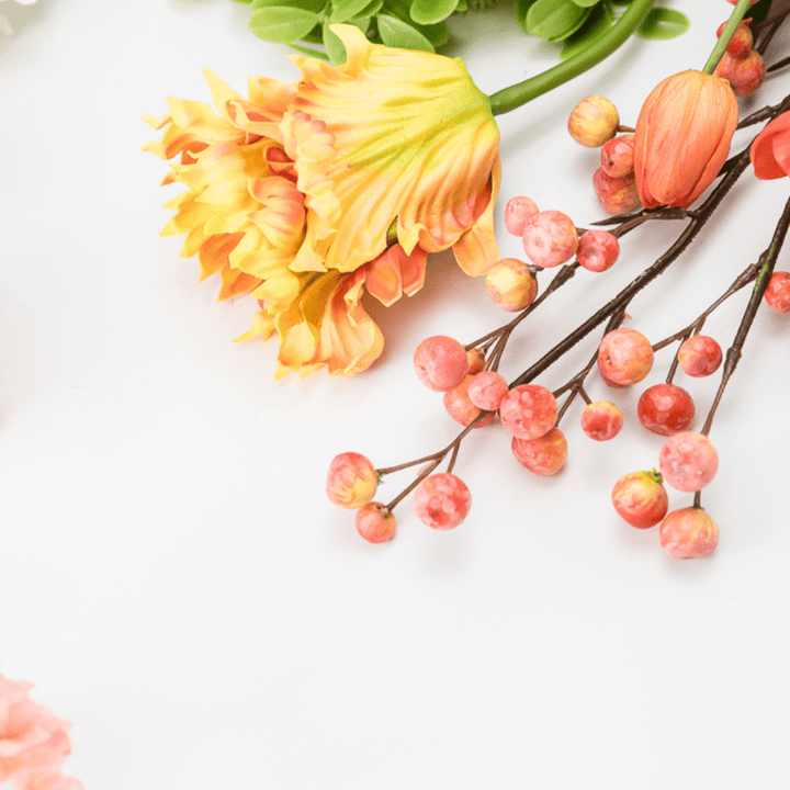 Summer crabapple spray coral yellow - Greenery MarketFSB420 - OR