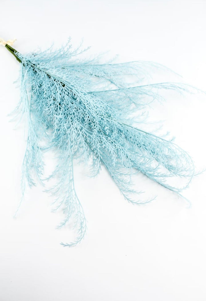 Tail fern spray - light blue - Greenery Marketartificial flowers84099 - AQUA