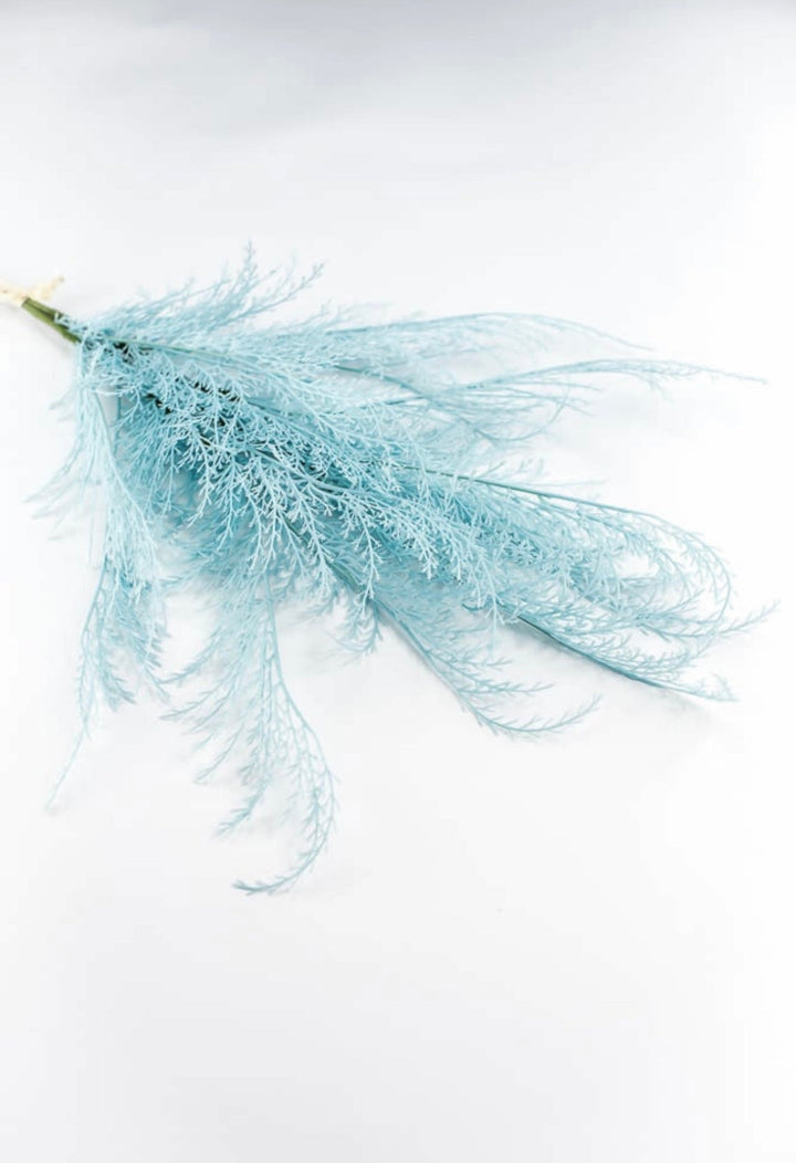 Tail fern spray - light blue - Greenery Marketartificial flowers84099 - AQUA