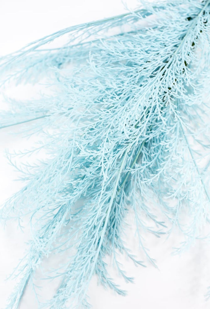 Tail fern spray - light blue - Greenery Marketartificial flowers84099 - AQUA