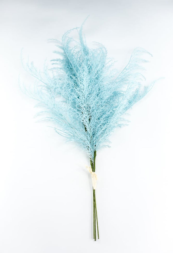 Tail fern spray - light blue - Greenery Marketartificial flowers84099 - AQUA