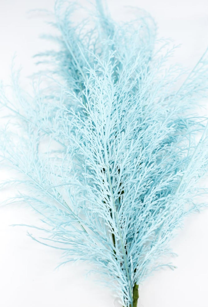 Tail fern spray - light blue - Greenery Marketartificial flowers84099 - AQUA