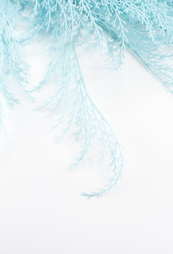 Tail fern spray - light blue - Greenery Marketartificial flowers84099 - AQUA