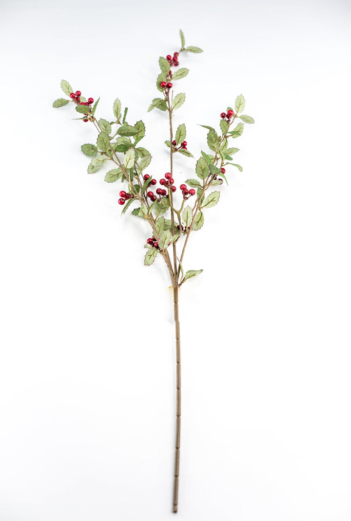 Tall, wispy, Holly spray - NEW style - Greenery MarketArtificial Flora228268