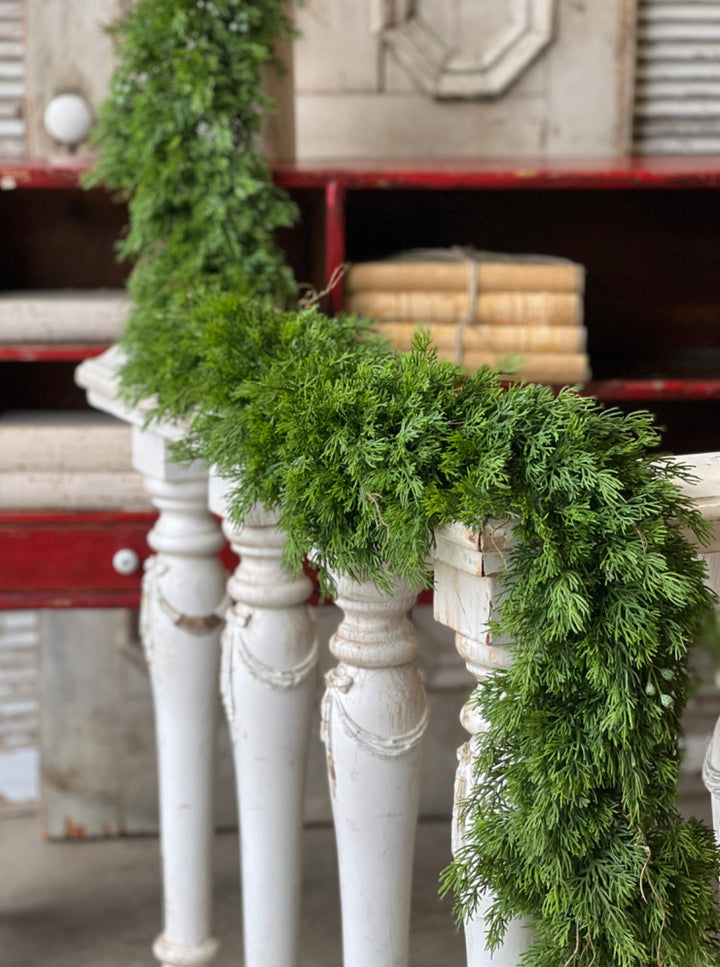 Thick draping cedar garland 6’ - Greenery MarketXVP5009
