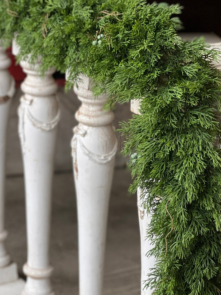Thick draping cedar garland 6’ - Greenery MarketXVP5009