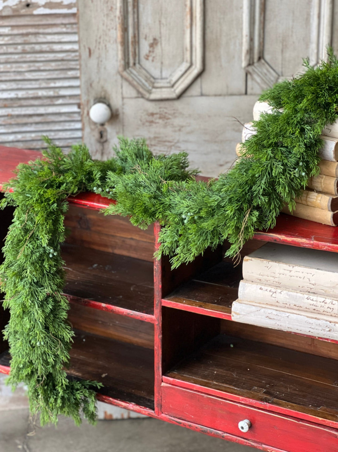 Thick draping cedar garland 6’ - Greenery MarketXVP5009