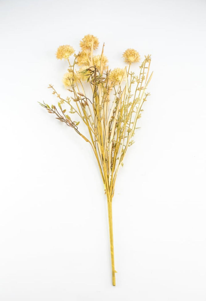 Thistle and grasses filler bush - allium - beige cream - Greenery Marketgreenery56514BE