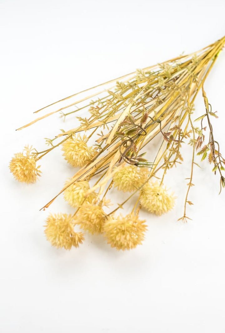 Thistle and grasses filler bush - allium - beige cream - Greenery Marketgreenery56514BE