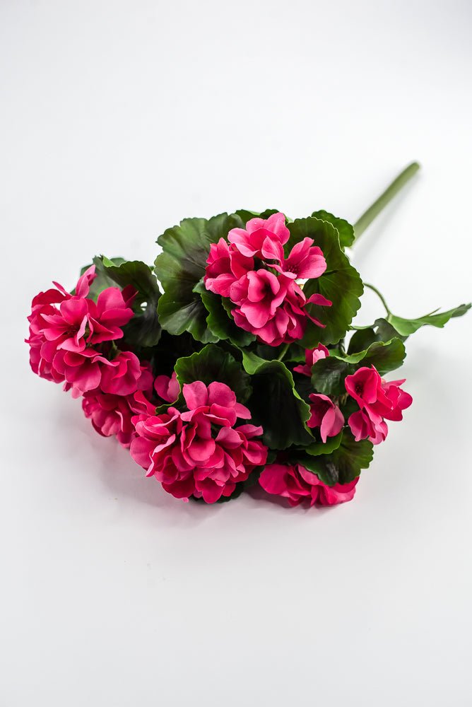 UV Protected Outdoor Geranium Bush, Hot Pink - Greenery MarketMTF24525 HTPK
