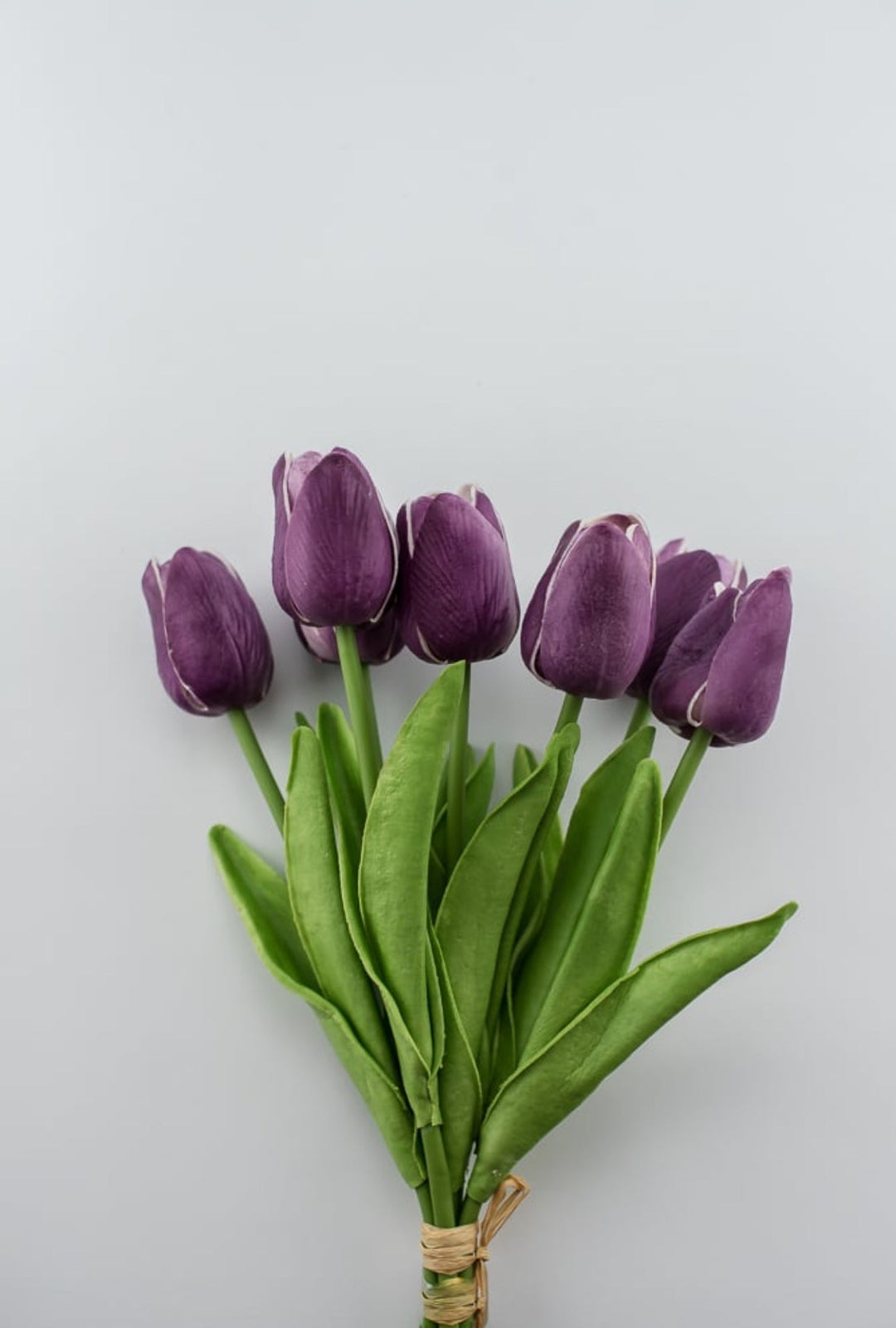 Violet soft touch, life like tulip bundle - Greenery Market2260017VI