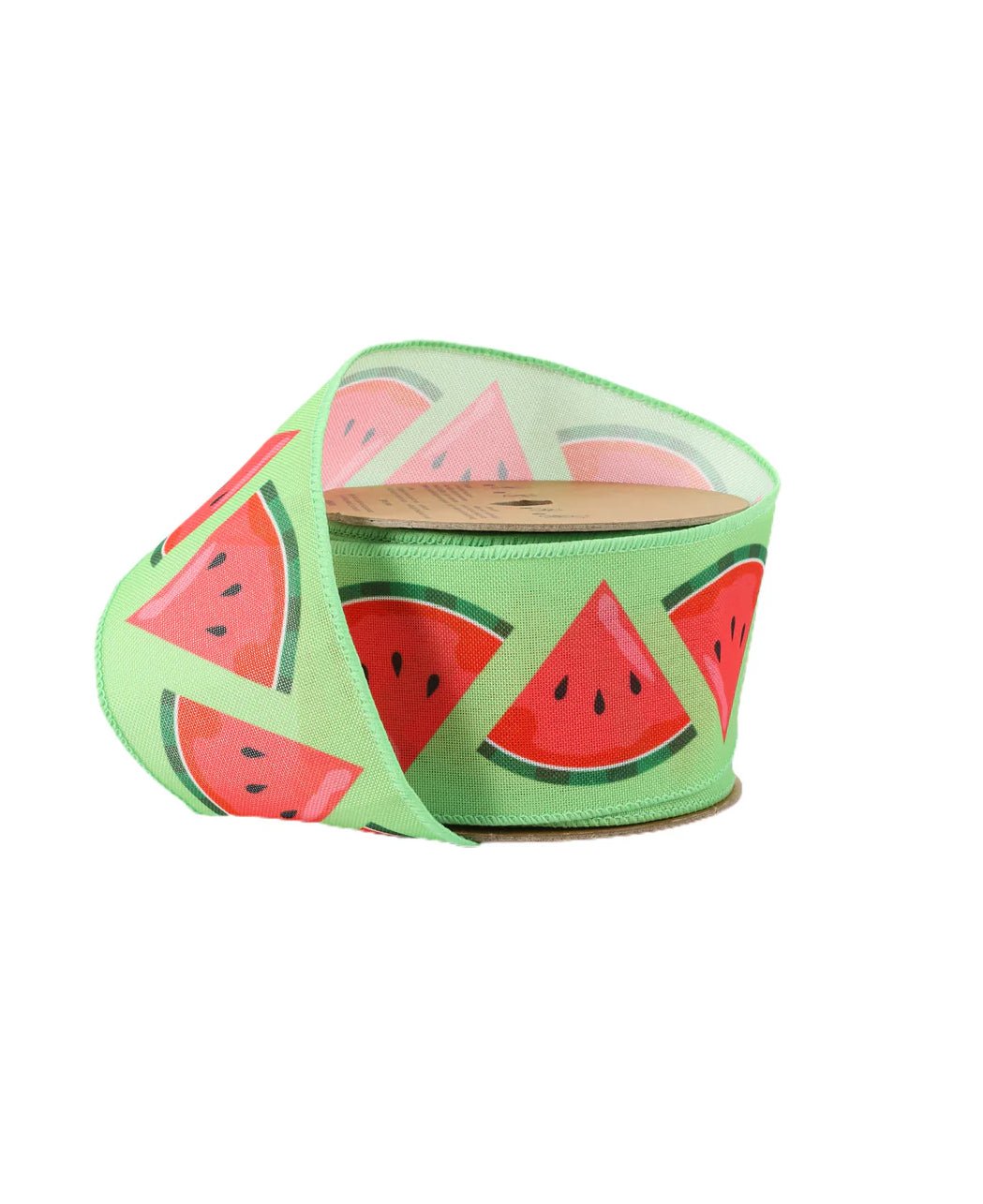 Watermelon wired ribbon, 2.5” - Greenery Marketwired ribbon9320W - 555 - 63E