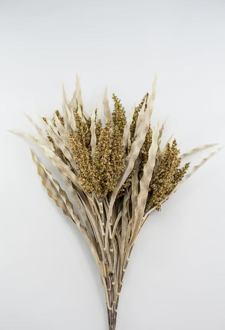 wheat grass bush - gold cream - Greenery MarketArtificial Flora26472