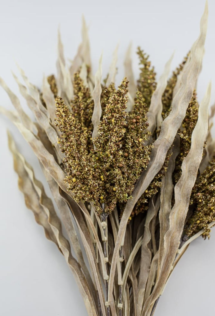 wheat grass bush - gold cream - Greenery MarketArtificial Flora26472