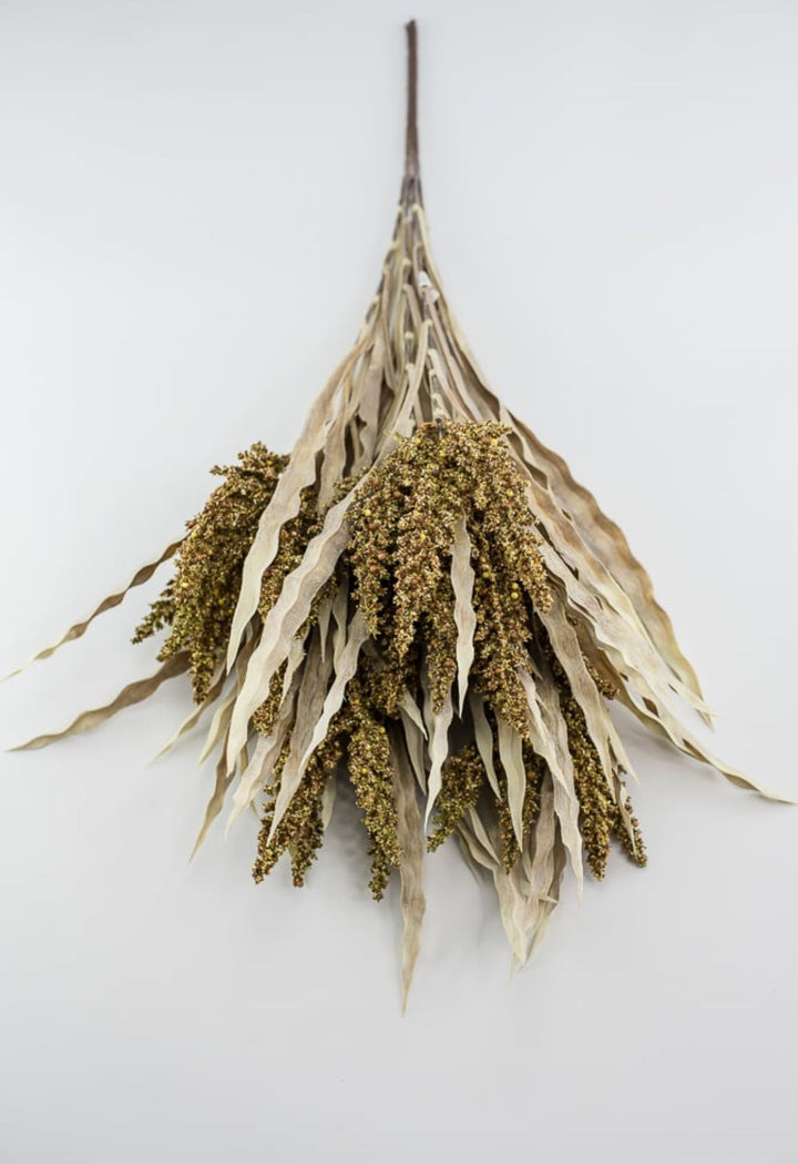 wheat grass bush - gold cream - Greenery MarketArtificial Flora26472