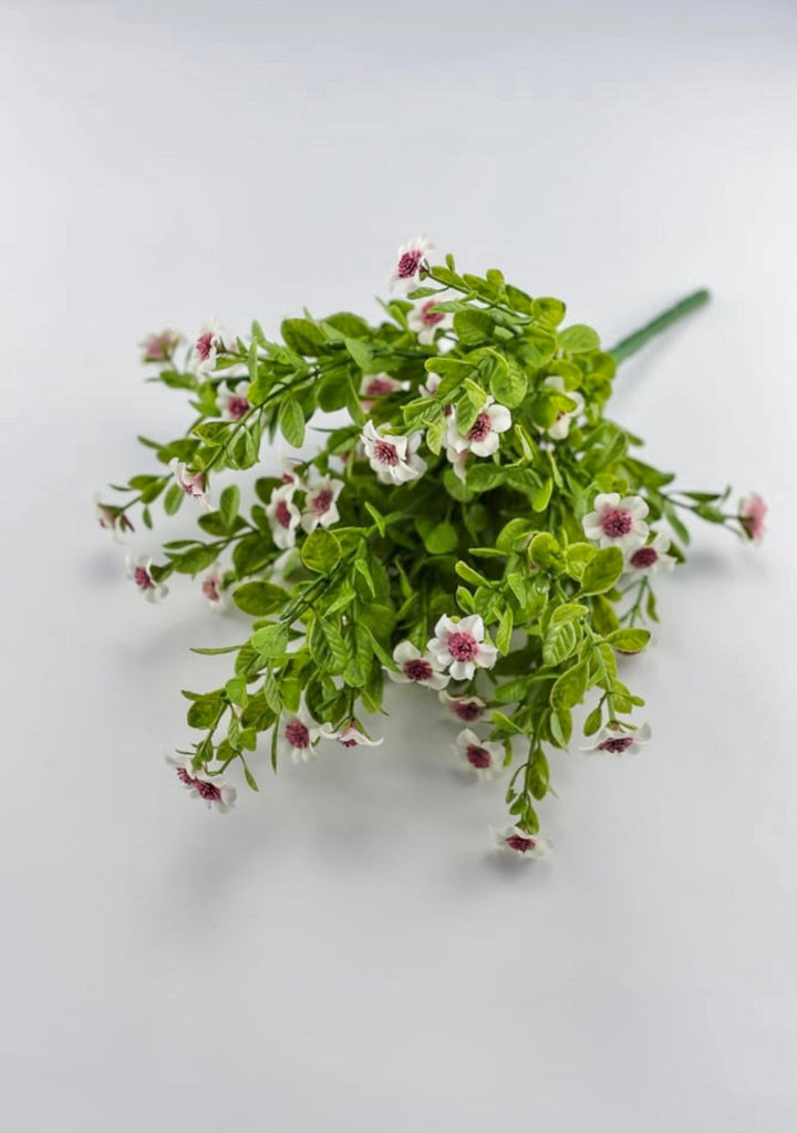 White and pink filler flower bush - Greenery Market82396 - PK