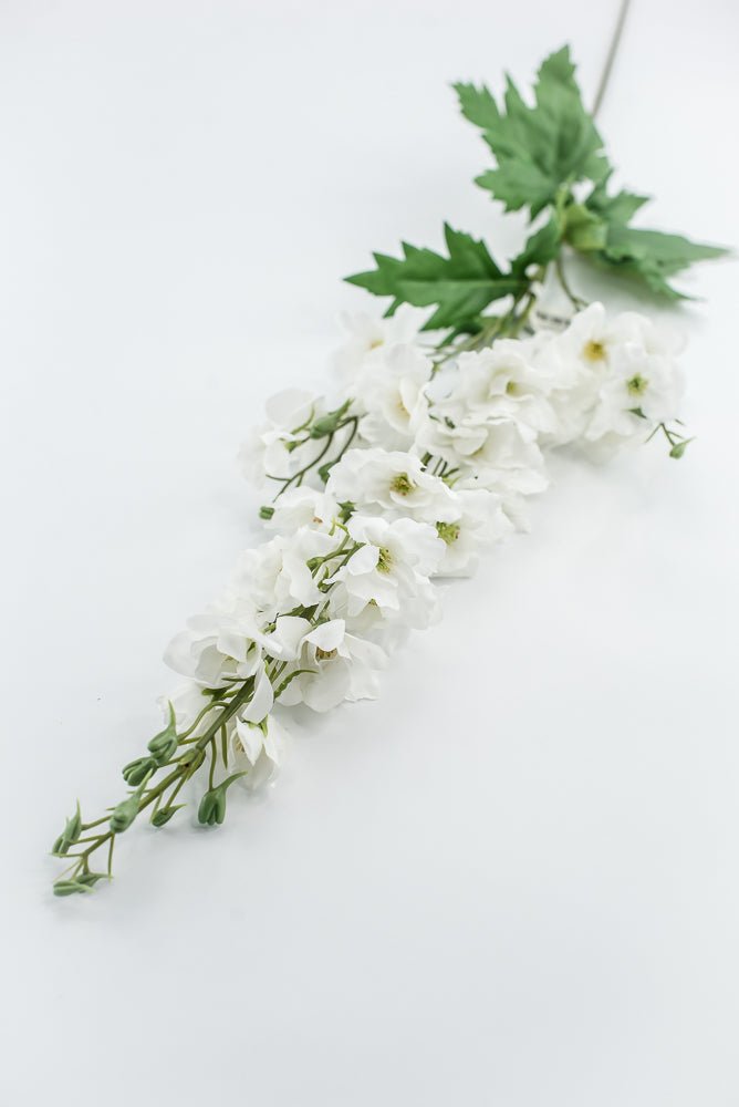 White Delphinium Spray - Real Touch - Greenery MarketMTF24420 WHT