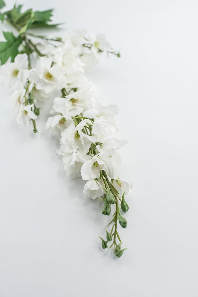 White Delphinium Spray - Real Touch - Greenery MarketMTF24420 WHT
