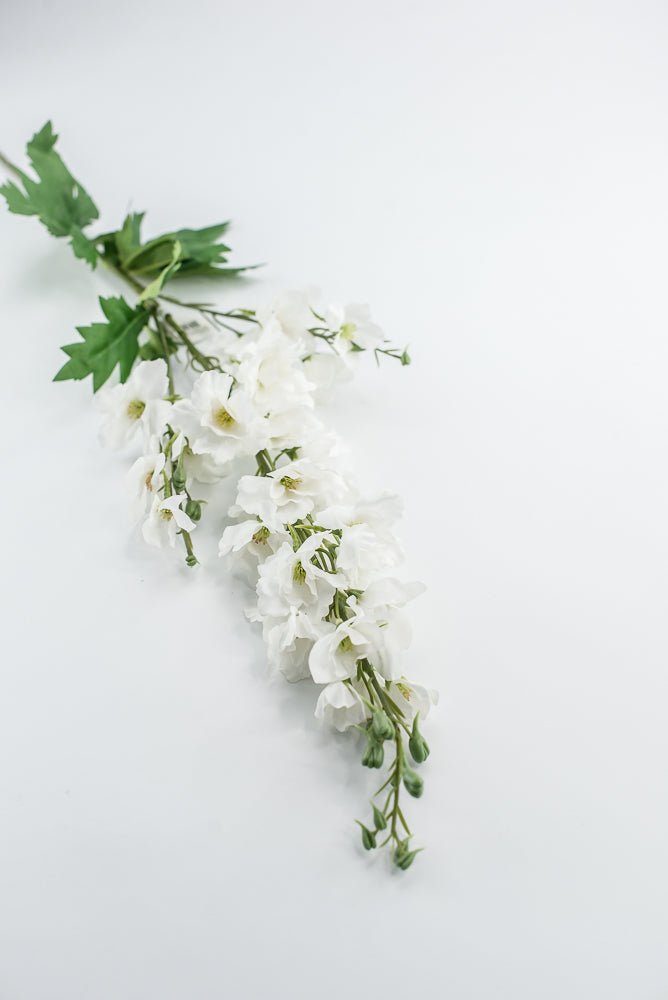 White Delphinium Spray - Real Touch - Greenery MarketMTF24420 WHT