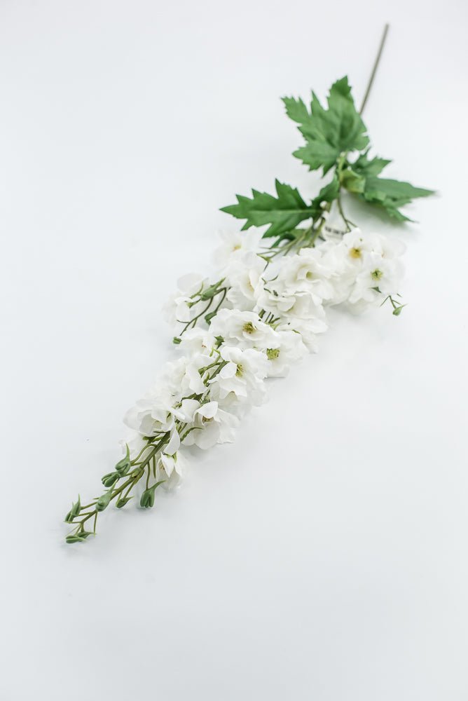 White Delphinium Spray - Real Touch - Greenery MarketMTF24420 WHT