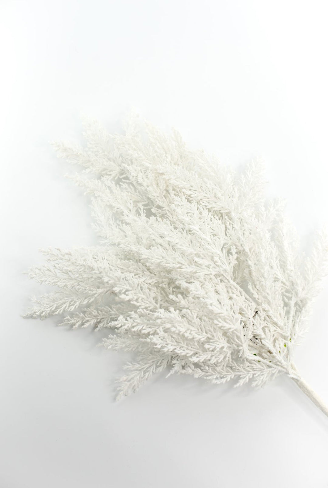 White Flocked Cedar Spray - Greenery Market86376WT