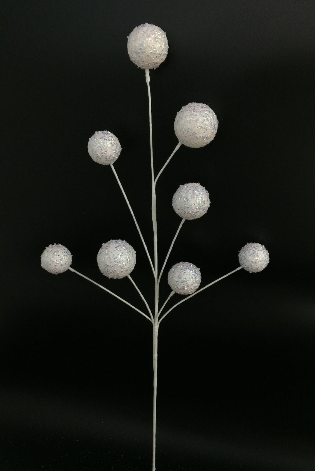 White Glitter Ball Spray - Greenery Market65295