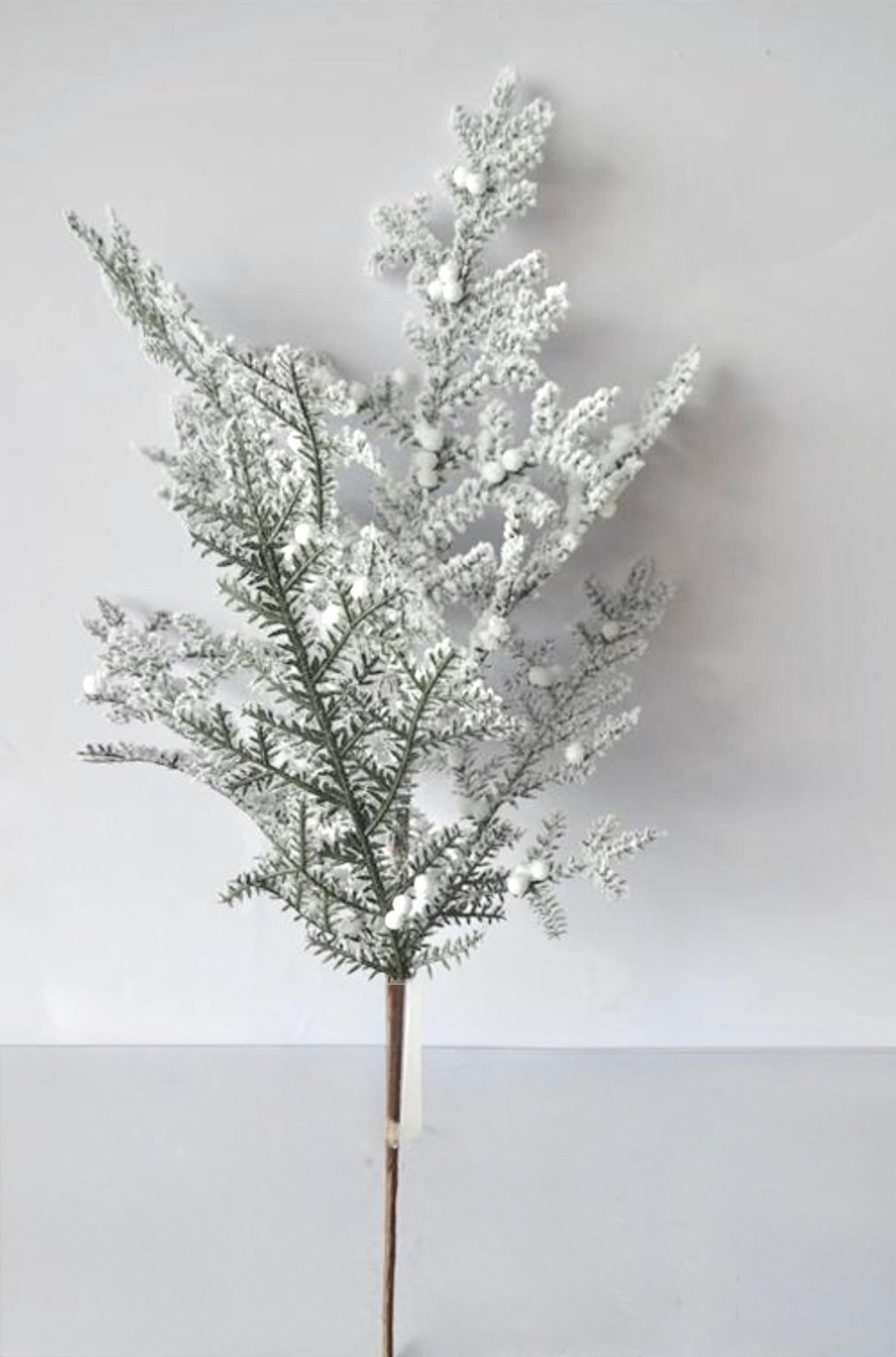 White & Green Snow Pine Spray - 24" - Greenery MarketX2009WG