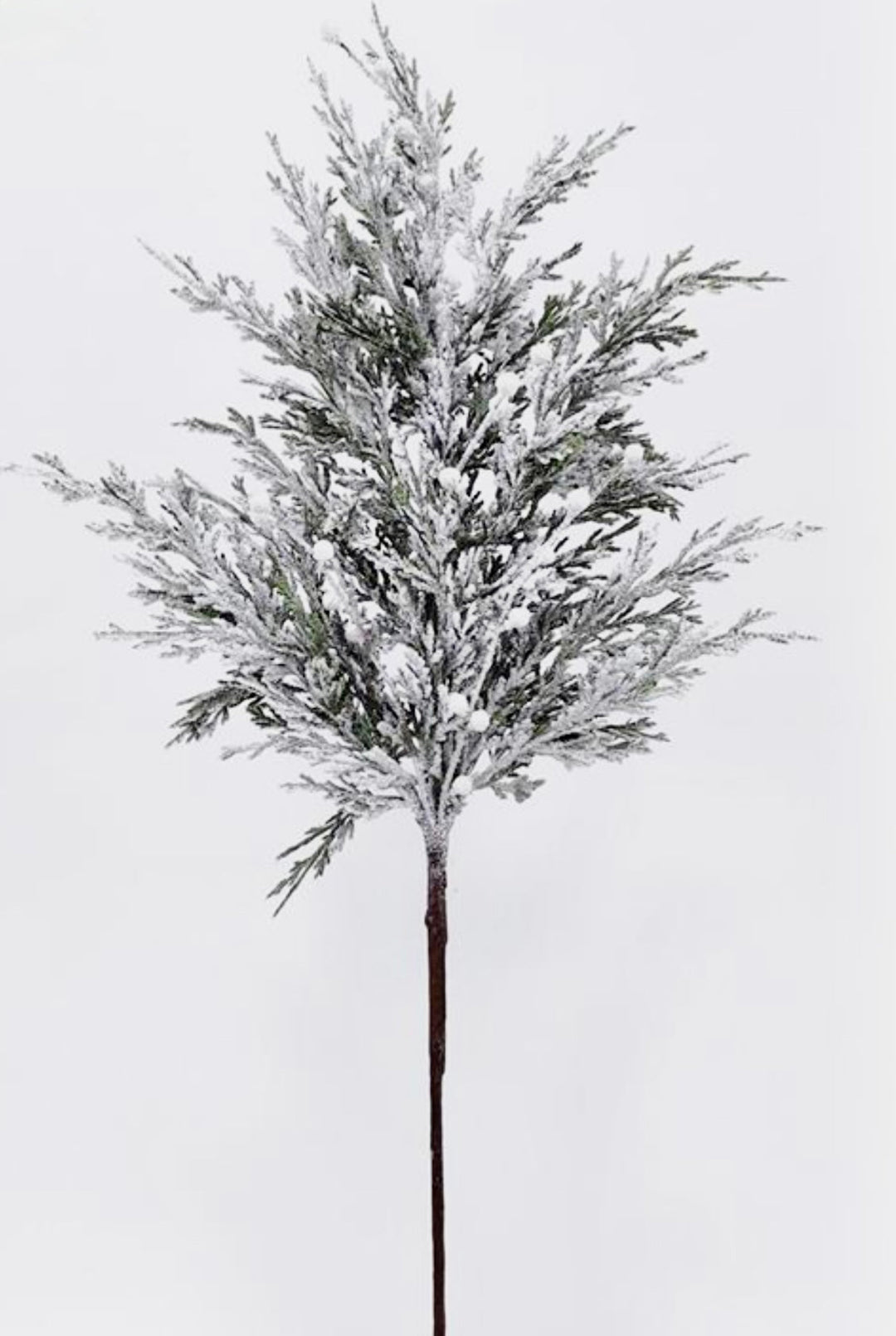 White & Green Snowy Pine Spray - 28" - Greenery MarketX2016WG
