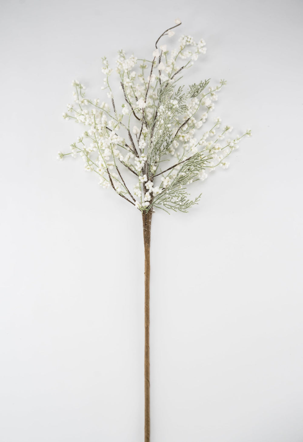 White popcorn berry and cedar spray - Greenery MarketBerriesxp1876 - w