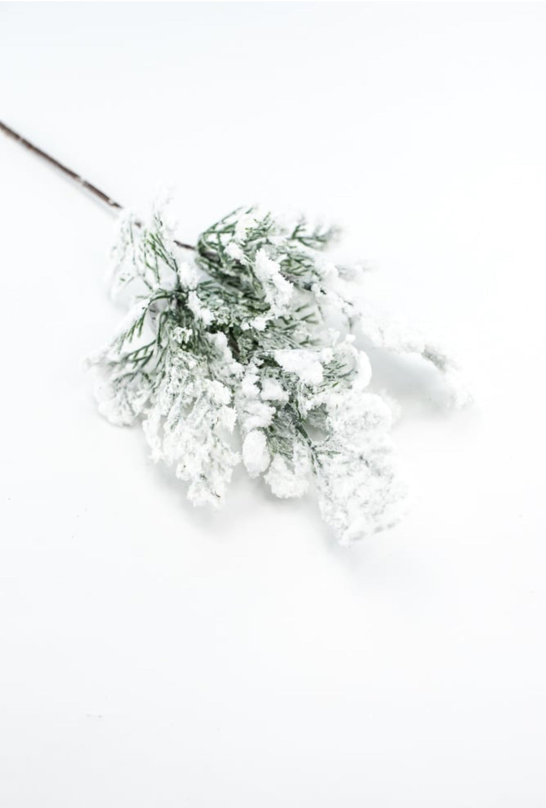 Winter cedar pick with snow - Greenery Marketartificial greeneryX1760 - W
