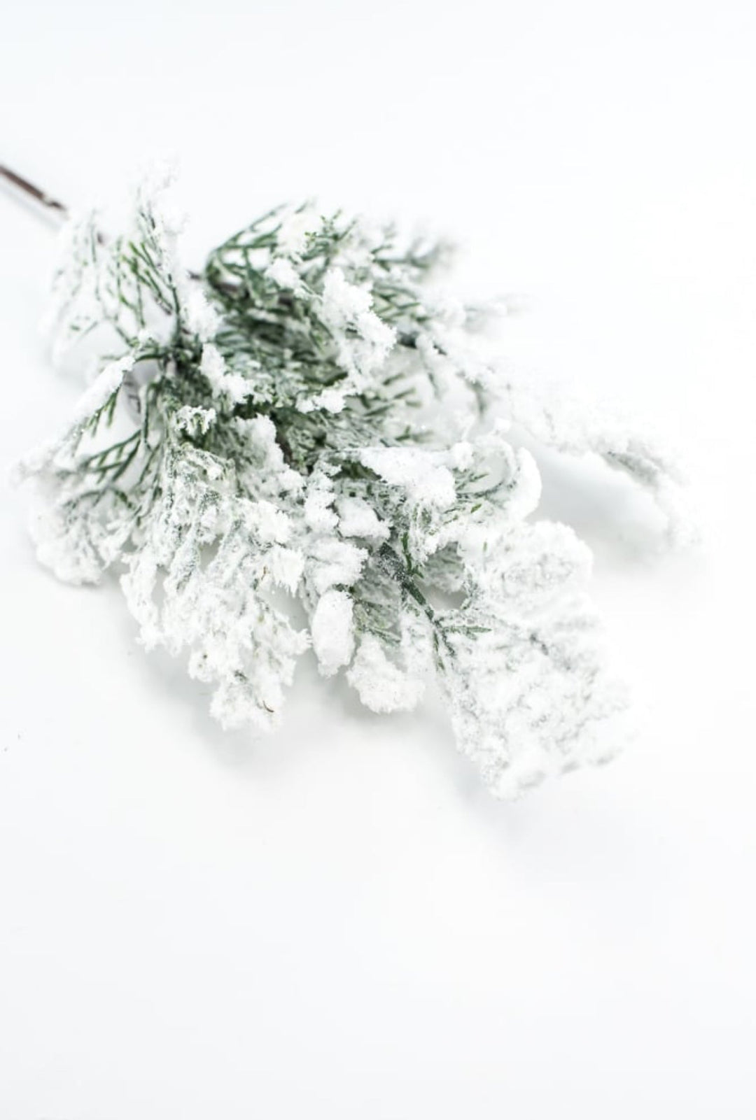 Winter cedar pick with snow - Greenery Marketartificial greeneryX1760 - W